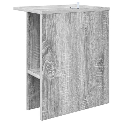 vidaXL Coffee Table Grey Sonoma 40 x 30 x 49 cm Engineered Wood