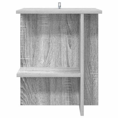 vidaXL Coffee Table Grey Sonoma 40 x 30 x 49 cm Engineered Wood