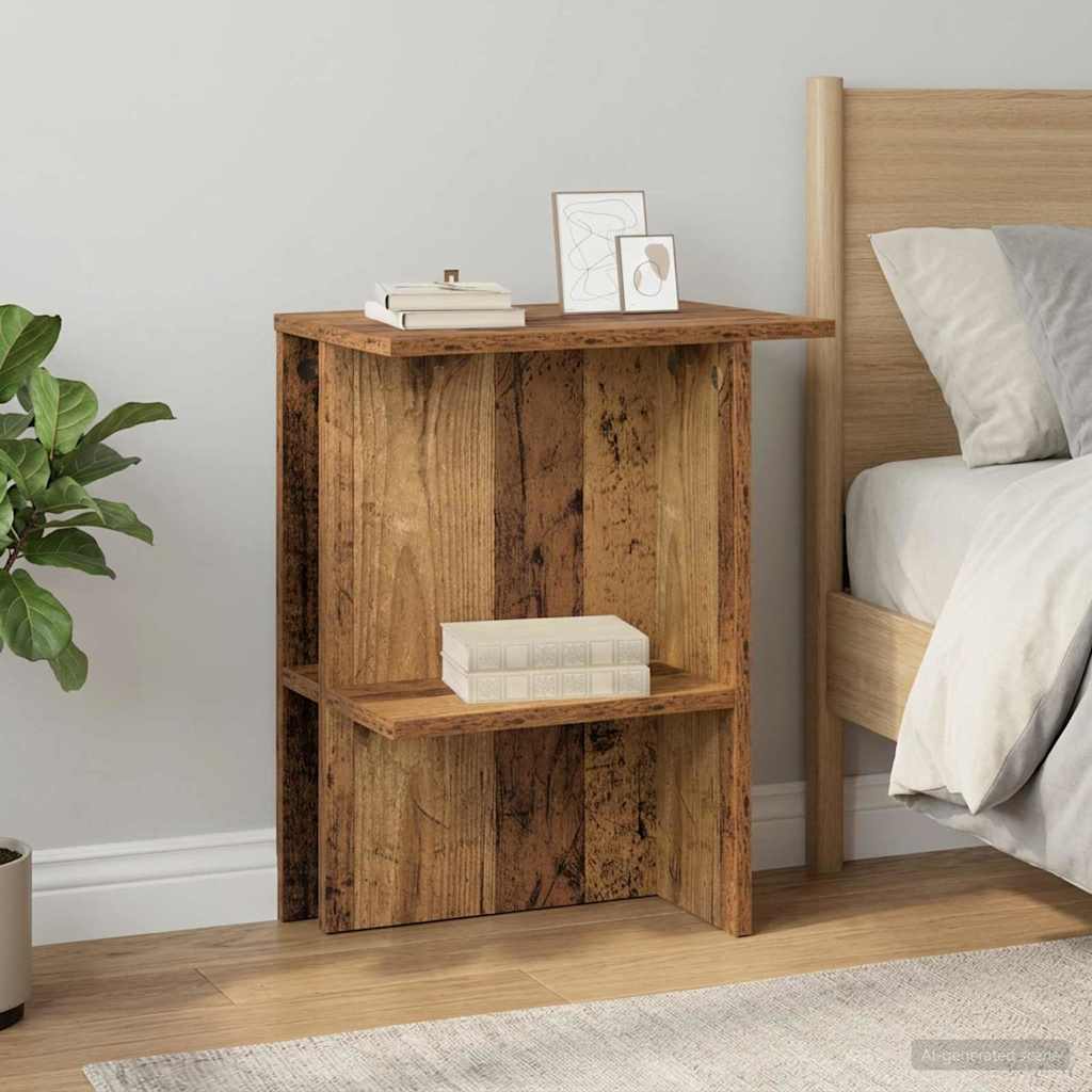 vidaXL Coffee Table Old Wood 40 x 30 x 49 cm Engineered Wood