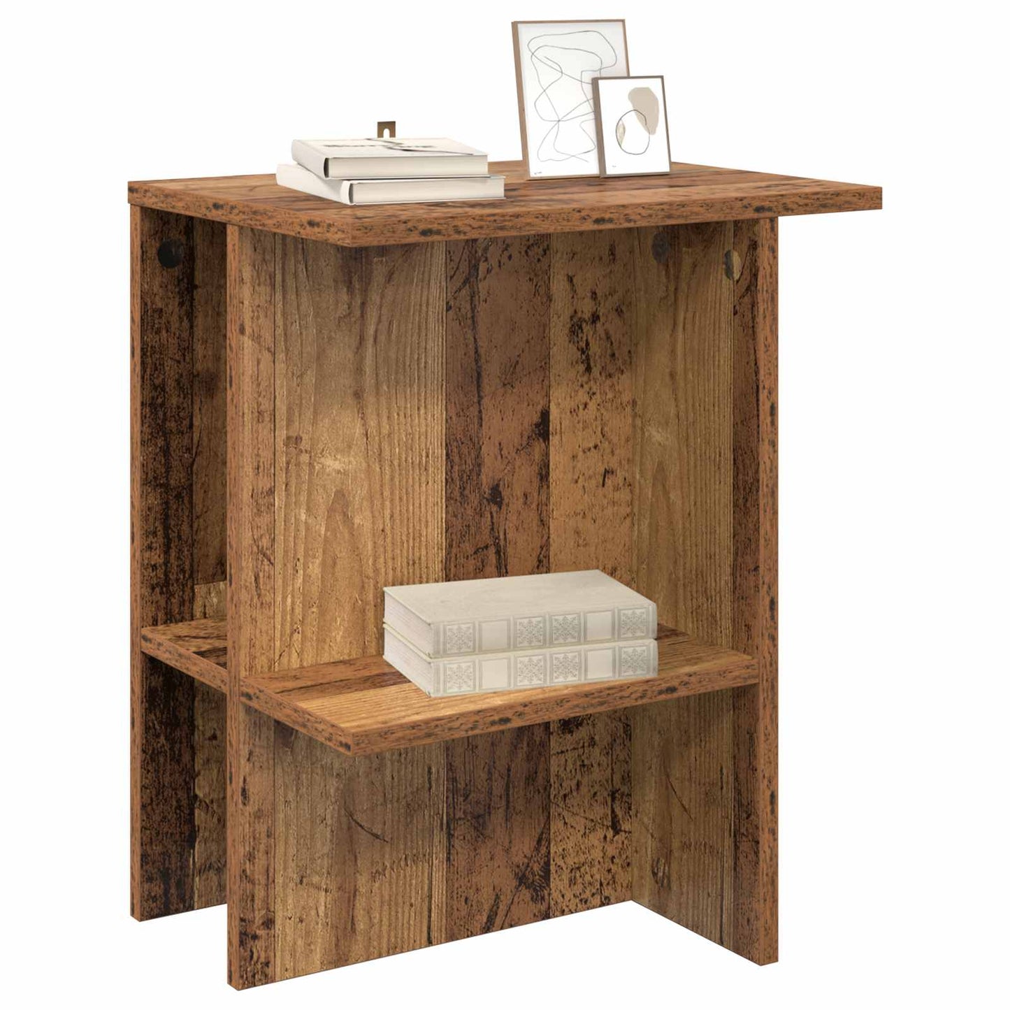 vidaXL Coffee Table Old Wood 40 x 30 x 49 cm Engineered Wood