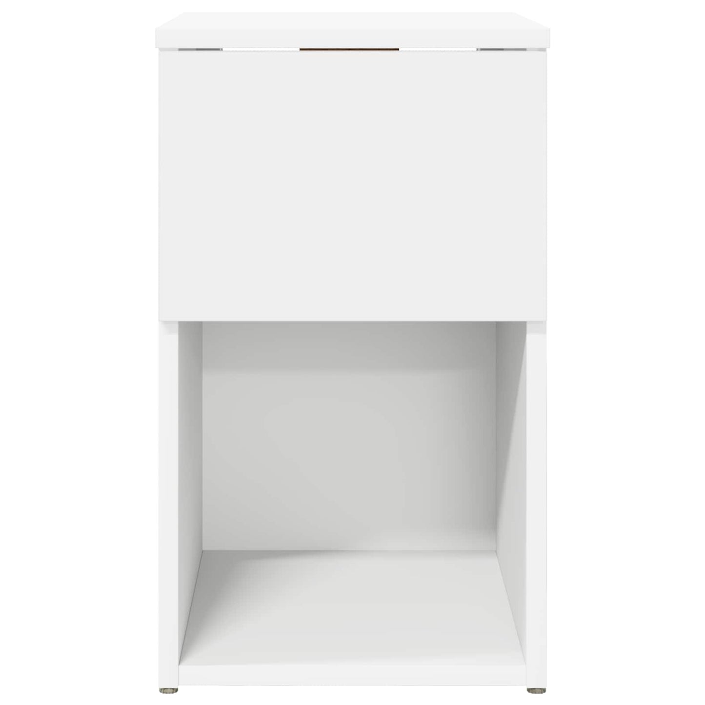 vidaXL Bed Cabinet 2 pcs White 29 x 31.5 x 49 cm Engineered Wood