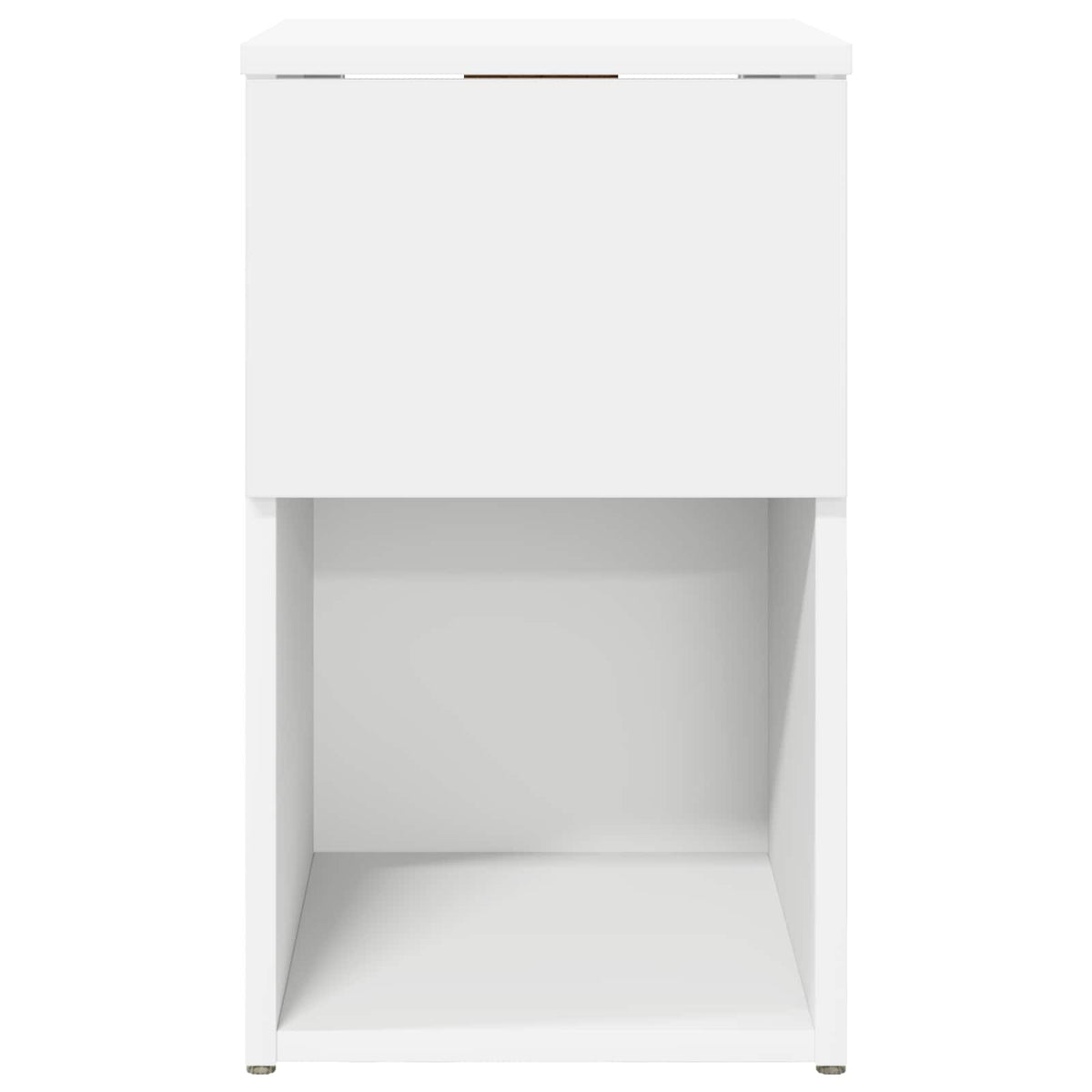 vidaXL Bed Cabinet 2 pcs White 29 x 31.5 x 49 cm Engineered Wood