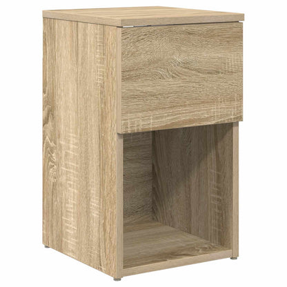 vidaXL Bed Cabinet Sonoma Oak 29 x 31.5 x 49 cm Engineered Wood
