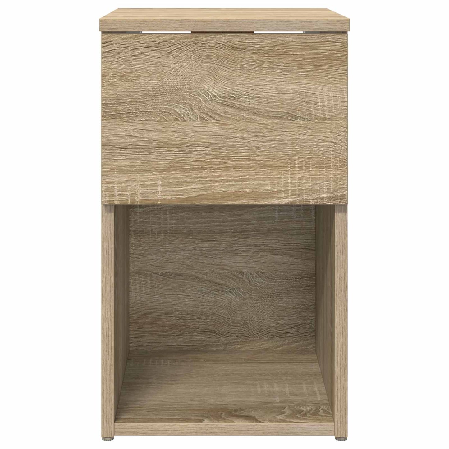 vidaXL Bed Cabinet Sonoma Oak 29 x 31.5 x 49 cm Engineered Wood