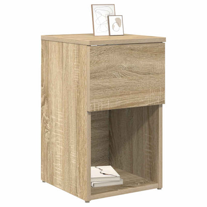 vidaXL Bed Cabinet Sonoma Oak 29 x 31.5 x 49 cm Engineered Wood