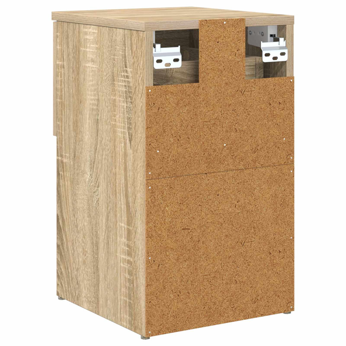 vidaXL Bed Cabinet 2 pcs Sonoma Oak 29 x 31.5 x 49 cm Engineered Wood