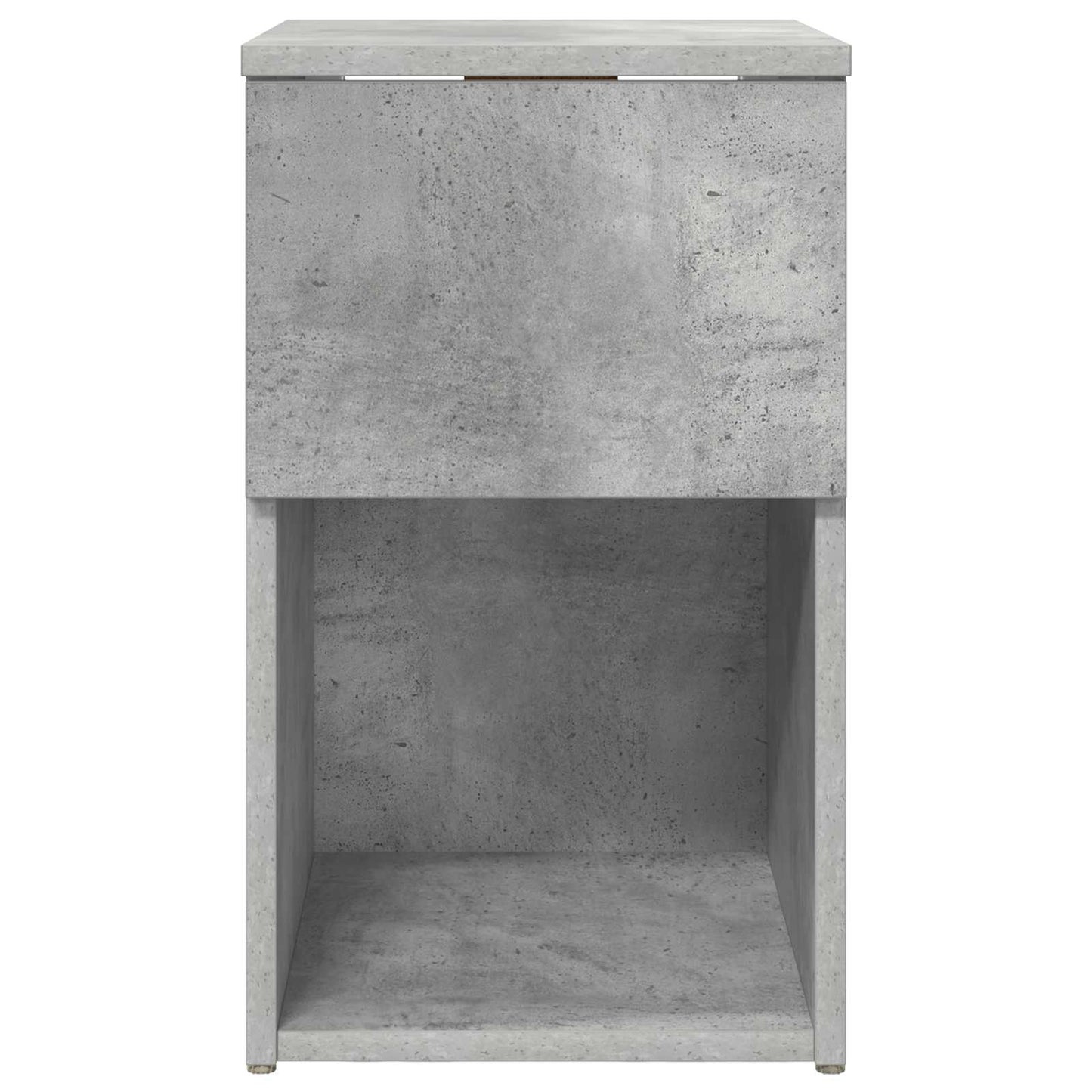 vidaXL Bed Cabinet Concrete Grey 29 x 31.5 x 49 cm Engineered Wood