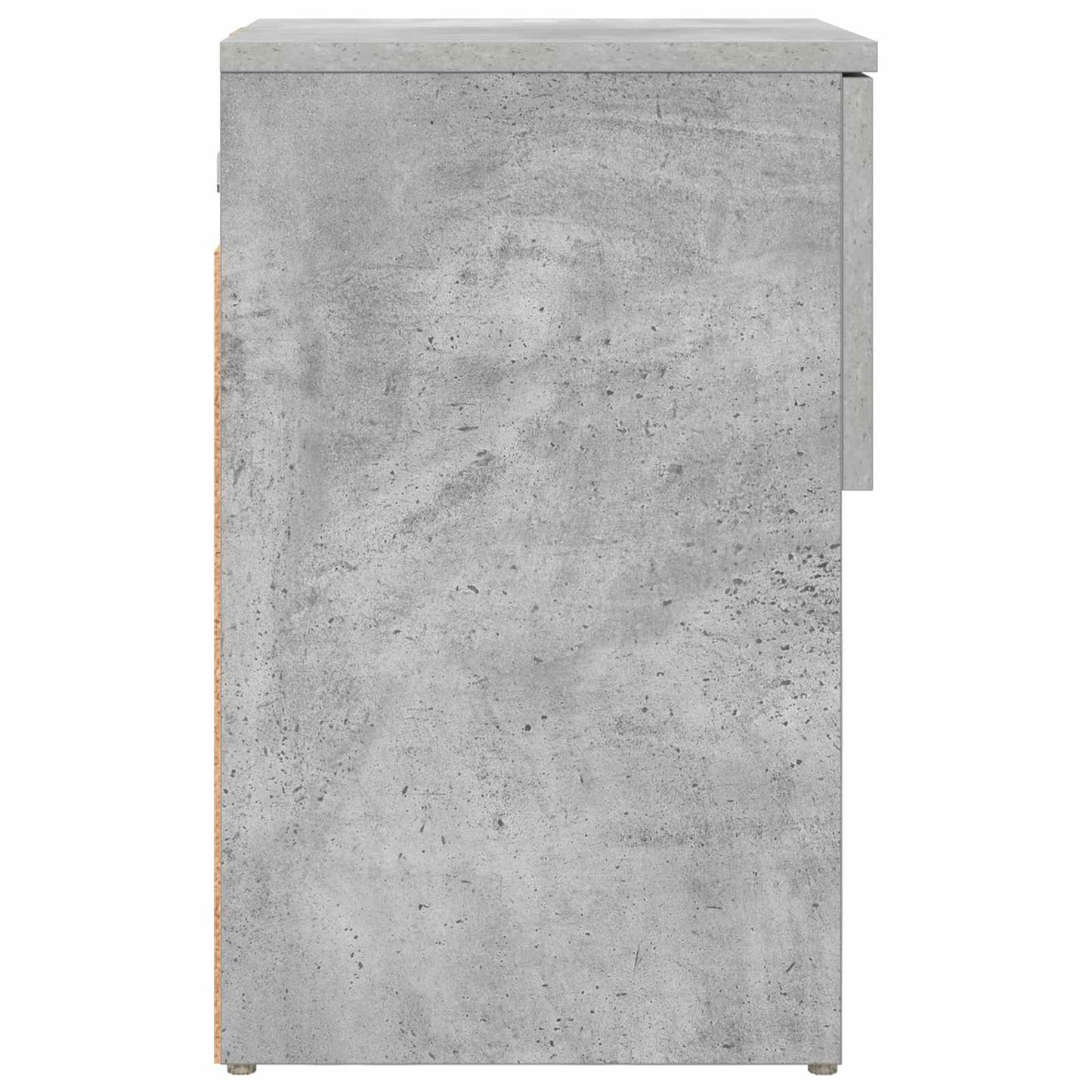 vidaXL Bed Cabinet Concrete Grey 29 x 31.5 x 49 cm Engineered Wood