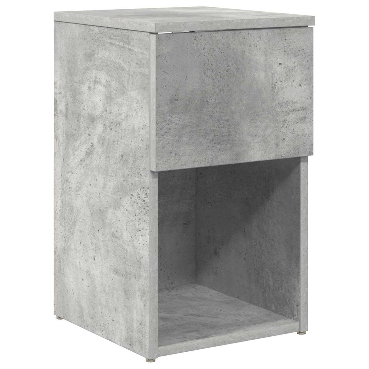 vidaXL Bed Cabinet 2 pcs Concrete Grey 29 x 31.5 x 49 cm