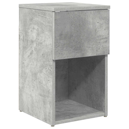 vidaXL Bed Cabinet 2 pcs Concrete Grey 29 x 31.5 x 49 cm