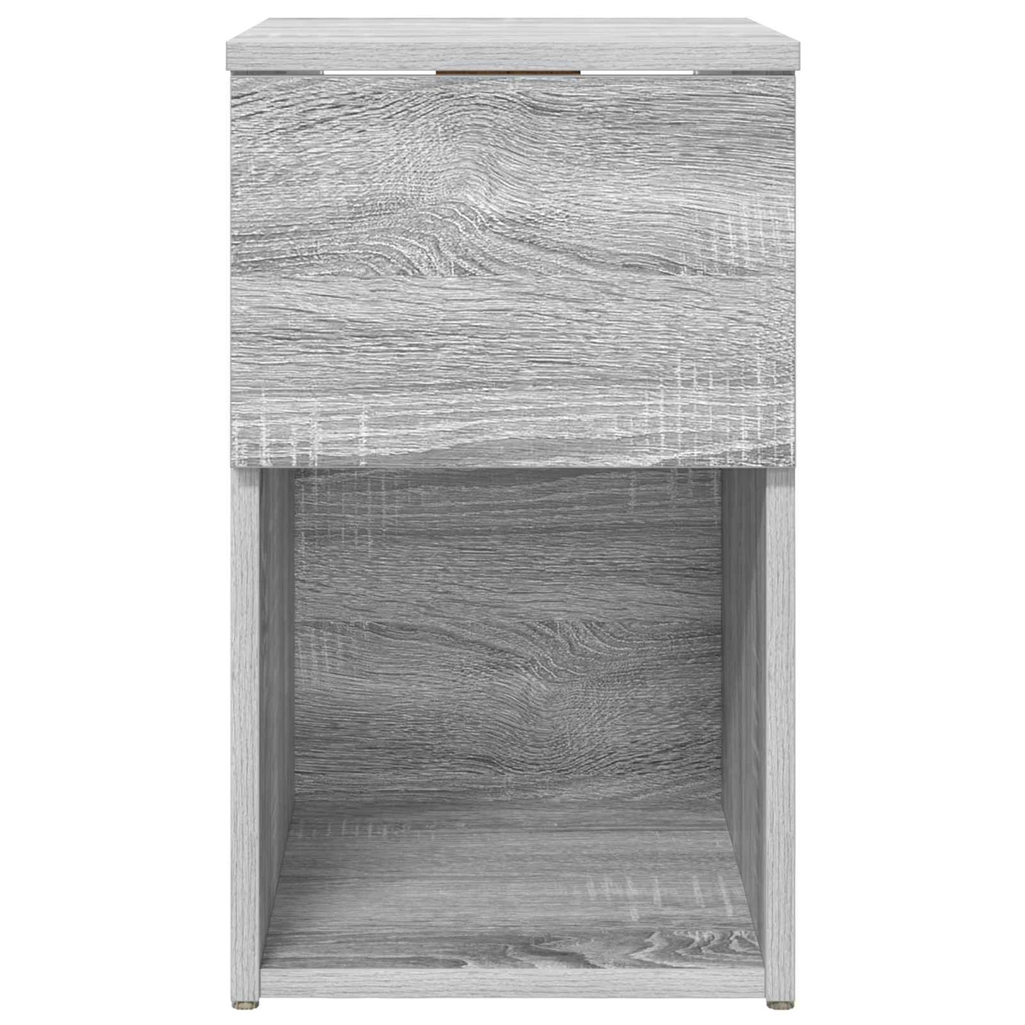 vidaXL Bed Cabinet 2 pcs Grey Sonoma 29 x 31.5 x 49 cm Engineered Wood