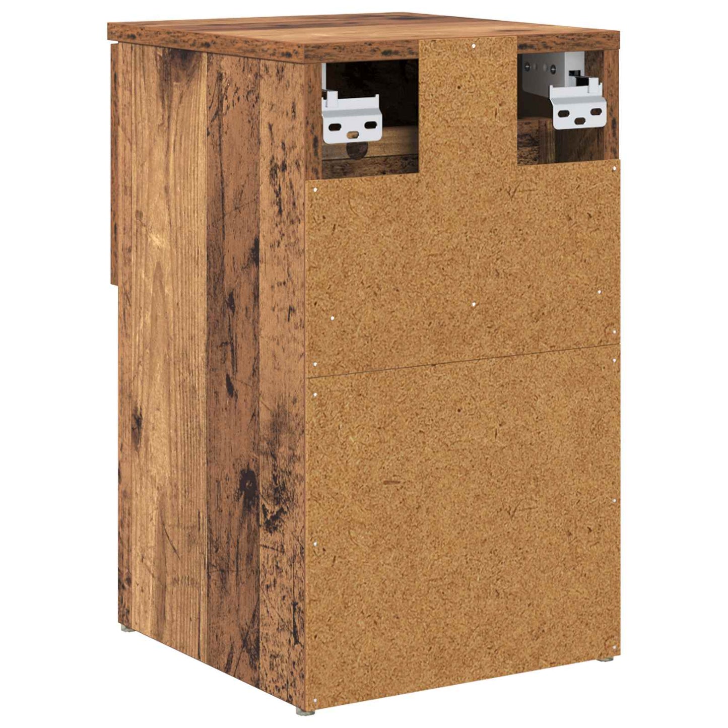 vidaXL Bed Cabinet Old Wood 29 x 31.5 x 49 cm Engineered Wood