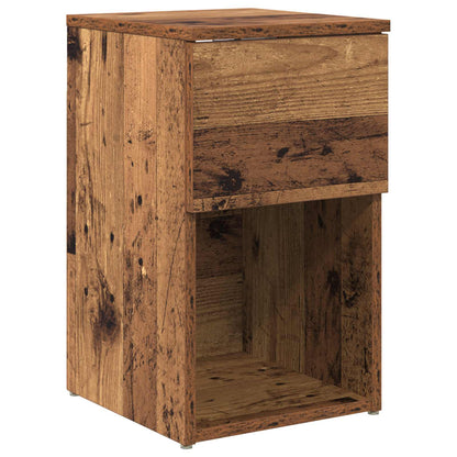 vidaXL Bed Cabinet 2 pcs Old Wood 29 x 31.5 x 49 cm Engineered Wood