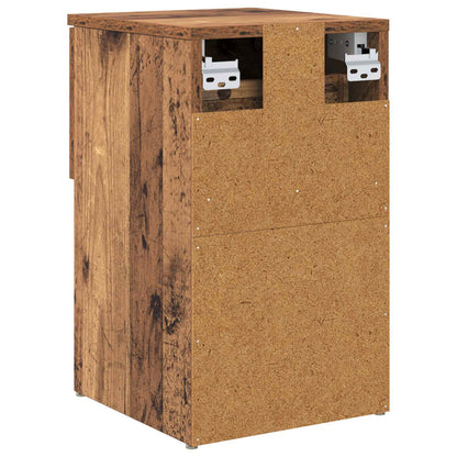 vidaXL Bed Cabinet 2 pcs Old Wood 29 x 31.5 x 49 cm Engineered Wood