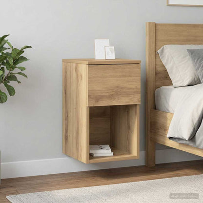 vidaXL Bed Cabinet Artisan Oak 29 x 31.5 x 49 cm Engineered Wood