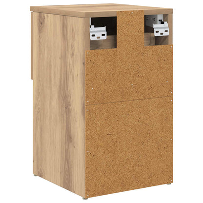 vidaXL Bed Cabinet Artisan Oak 29 x 31.5 x 49 cm Engineered Wood