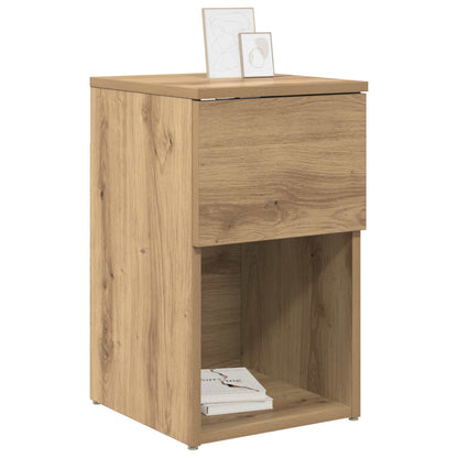 vidaXL Bed Cabinet Artisan Oak 29 x 31.5 x 49 cm Engineered Wood