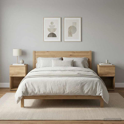 vidaXL Bed Cabinet 2 pcs Artisan Oak 29 x 31.5 x 49 cm Engineered Wood