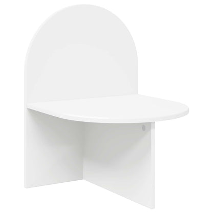 vidaXL Bedside Table White 48 x 49 x 65 cm Engineered Wood