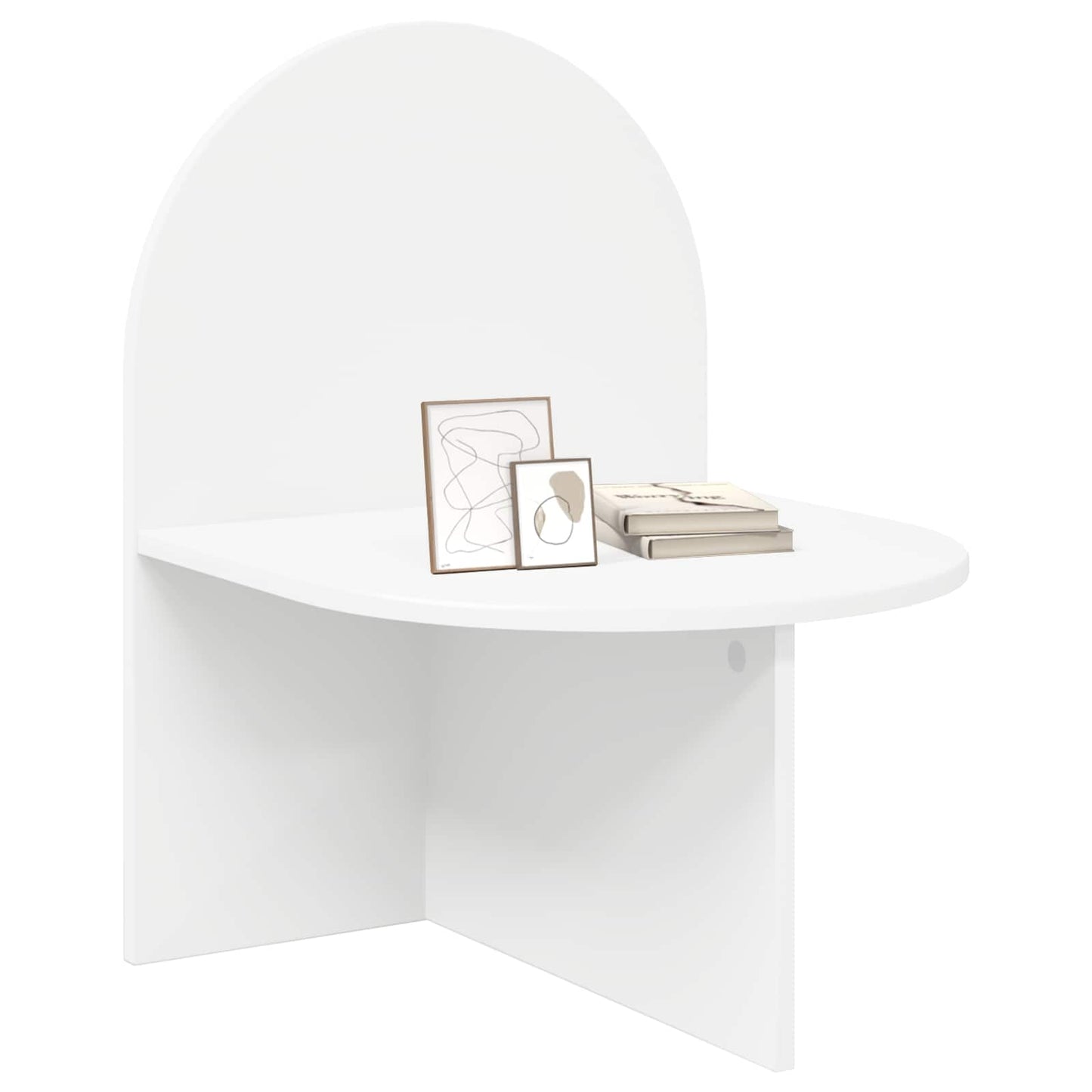 vidaXL Bedside Table White 48 x 49 x 65 cm Engineered Wood