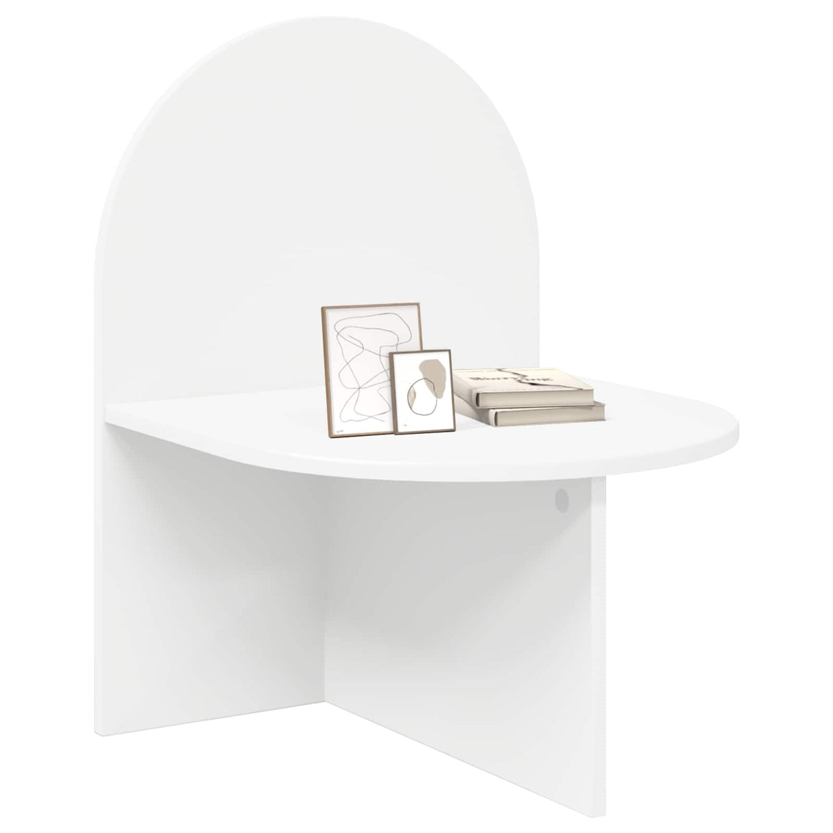 vidaXL Bedside Table White 48 x 49 x 65 cm Engineered Wood