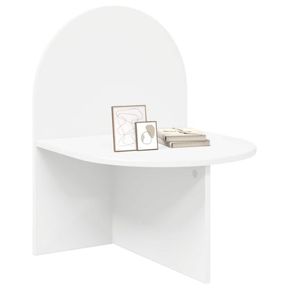 vidaXL Bedside Table White 48 x 49 x 65 cm Engineered Wood