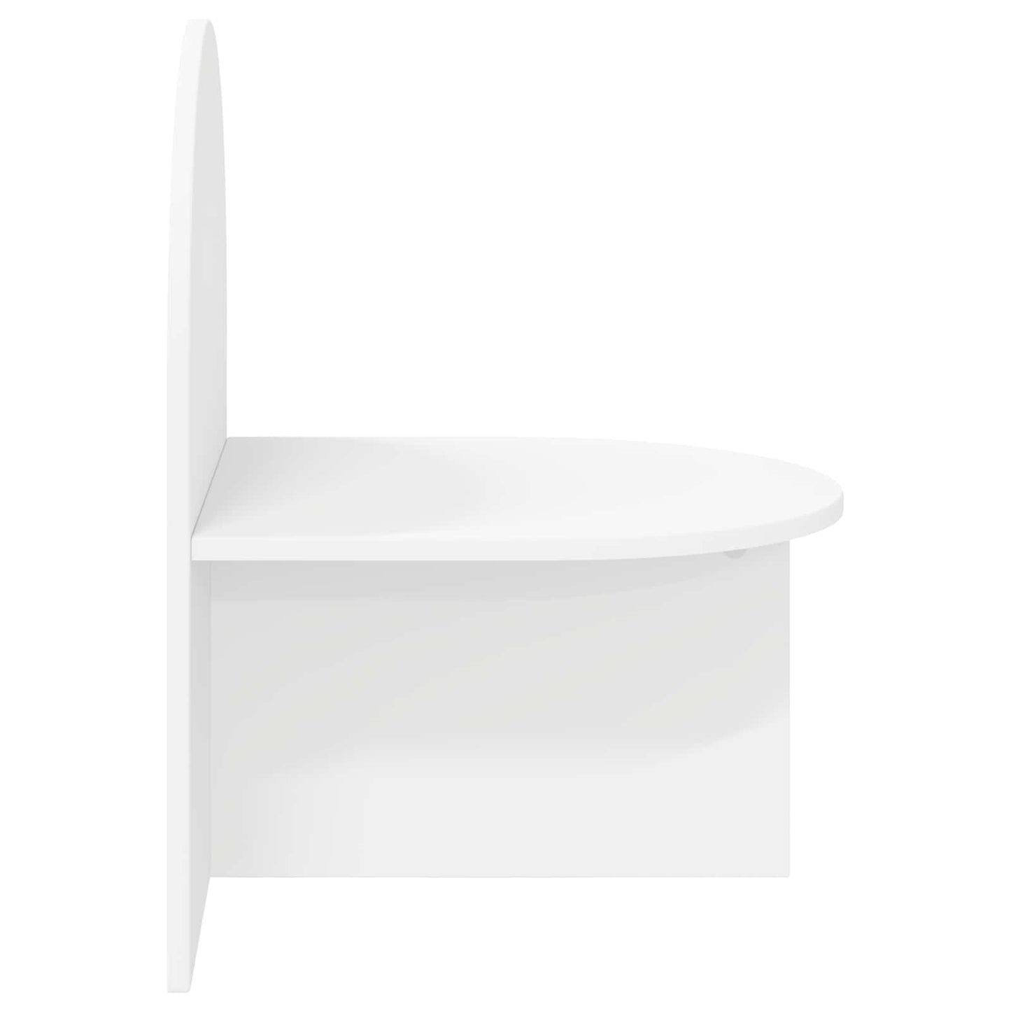 vidaXL Bedside Table White 48 x 49 x 65 cm Engineered Wood