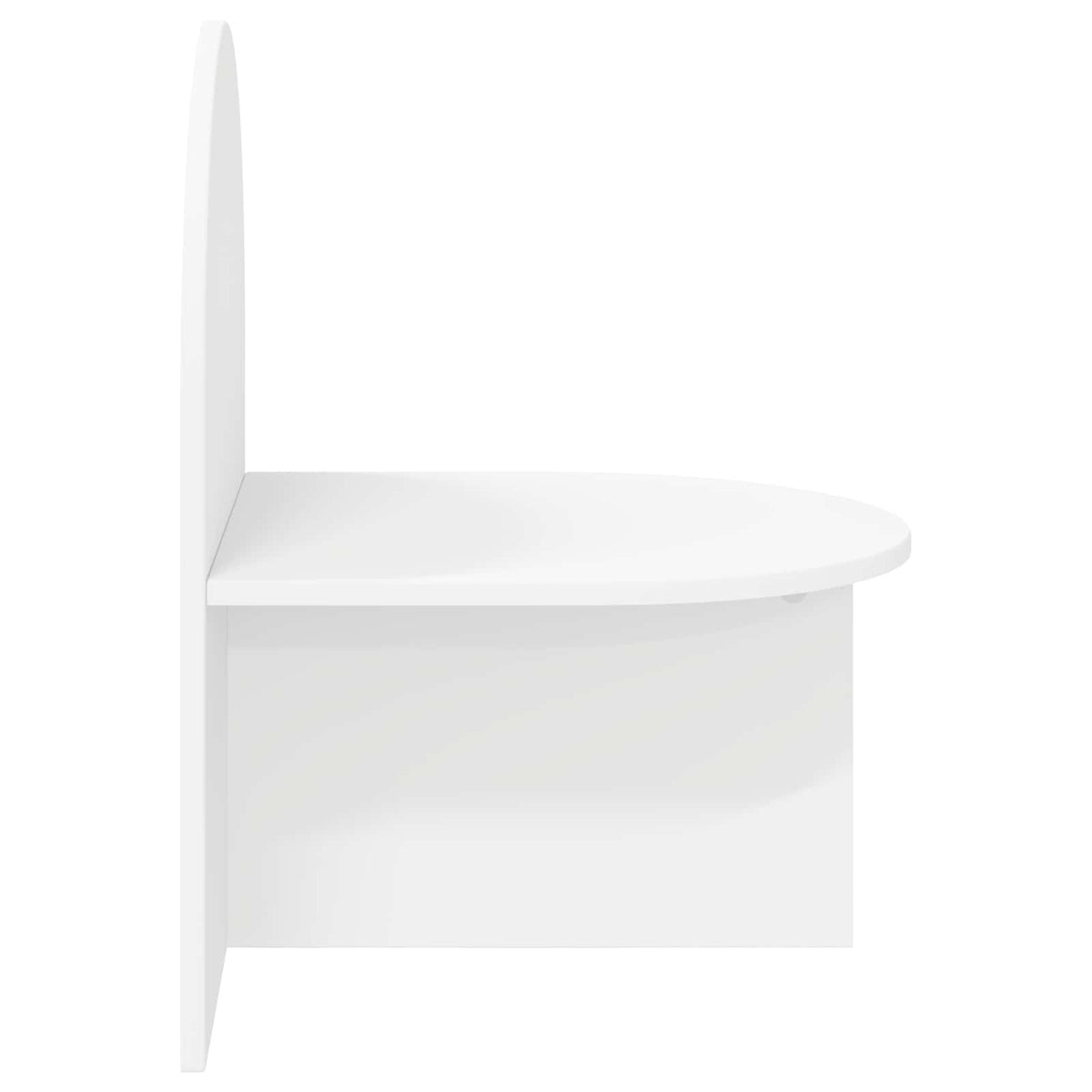 vidaXL Bedside Table White 48 x 49 x 65 cm Engineered Wood