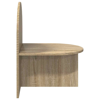 vidaXL Bedside Table Sonoma Oak 48 x 49 x 65 cm Engineered Wood