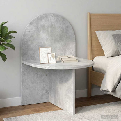 vidaXL Bedside Table Concrete Grey 48 x 49 x 65 cm Engineered Wood