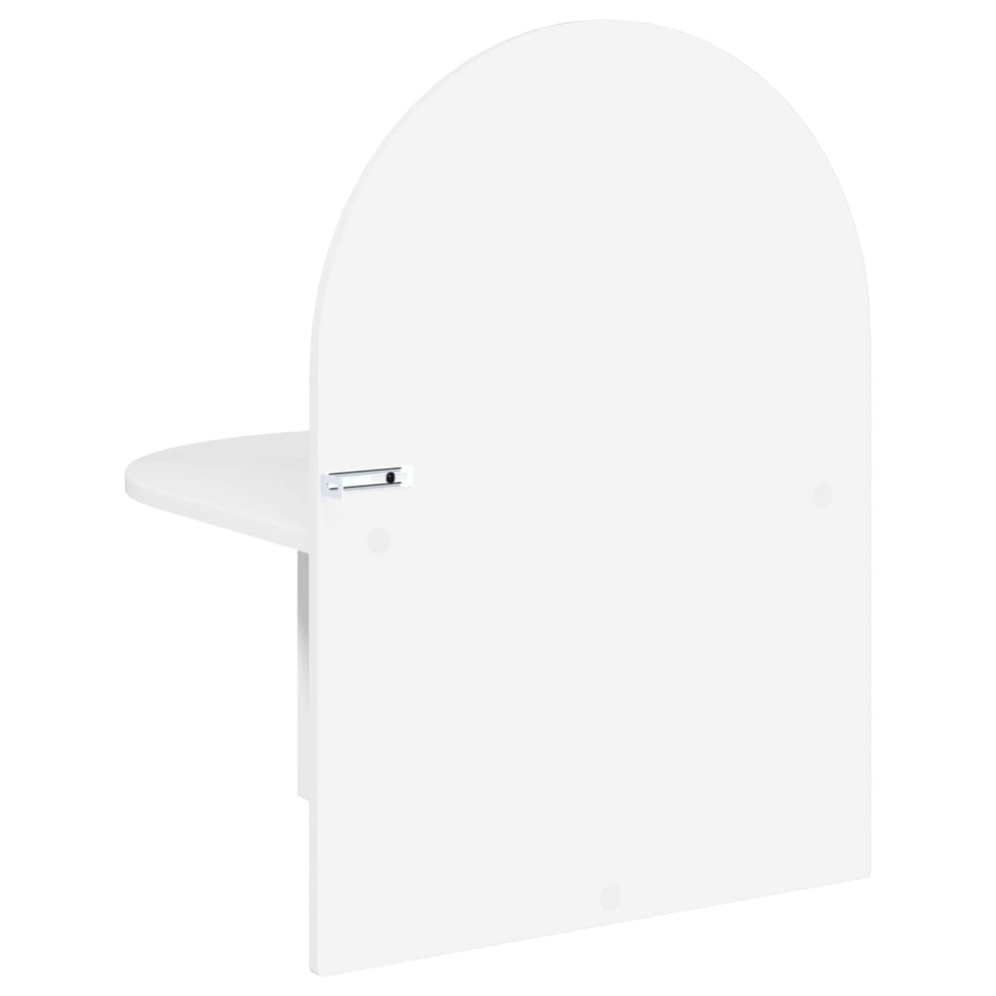 vidaXL Bedside Table High Gloss White 48 x 49 x 65 cm Engineered Wood