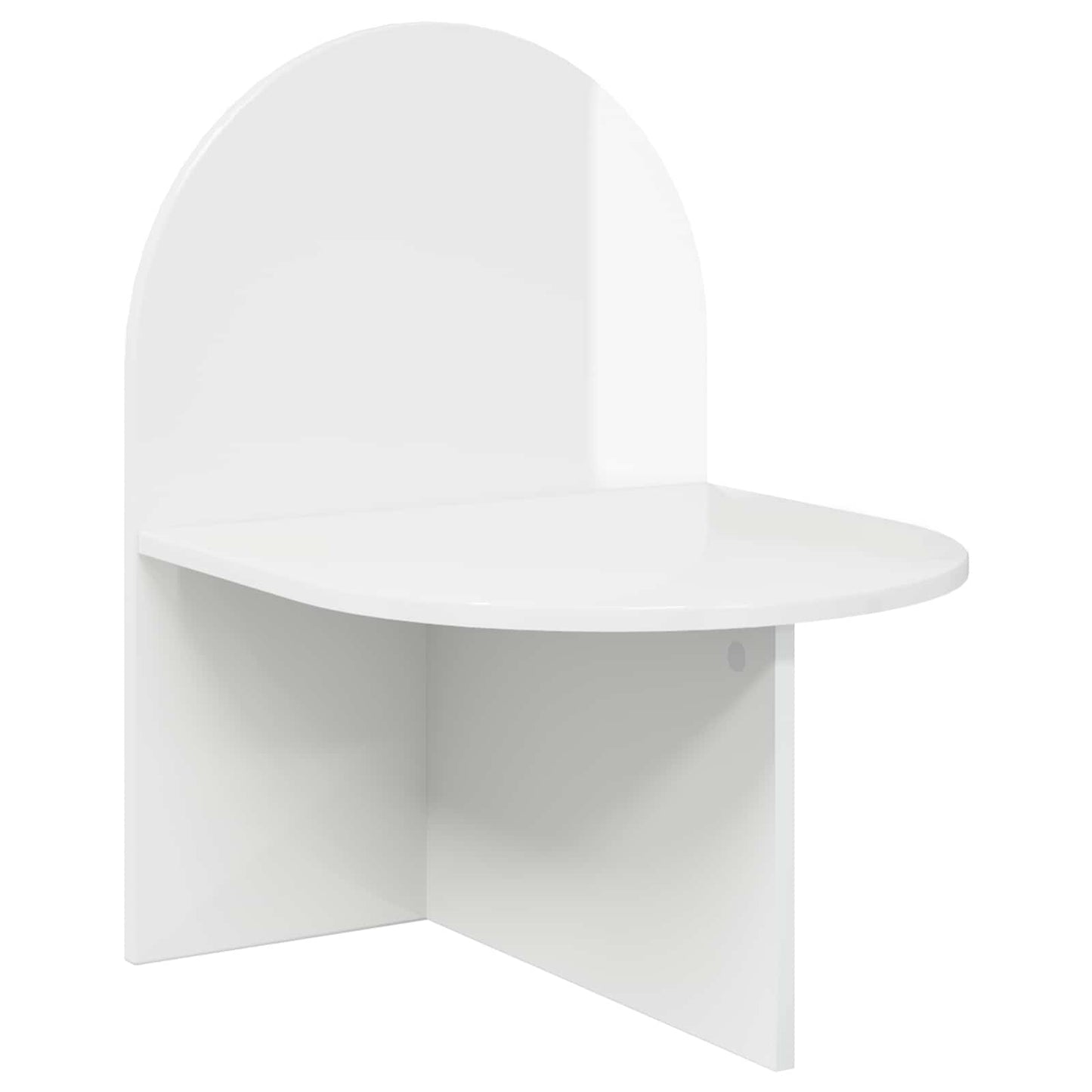 vidaXL Bedside Table 2 pcs High Gloss White 48 x 49 x 65 cm