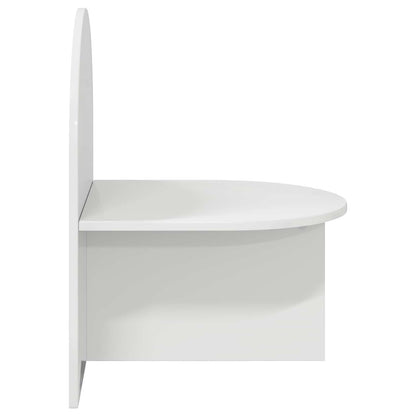 vidaXL Bedside Table 2 pcs High Gloss White 48 x 49 x 65 cm