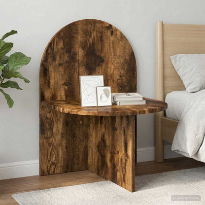 vidaXL Bedside Table 2 pcs Smoked Oak 48 x 49 x 65 cm Engineered Wood