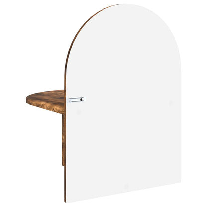 vidaXL Bedside Table Smoked Oak 48 x 49 x 65 cm Engineered Wood