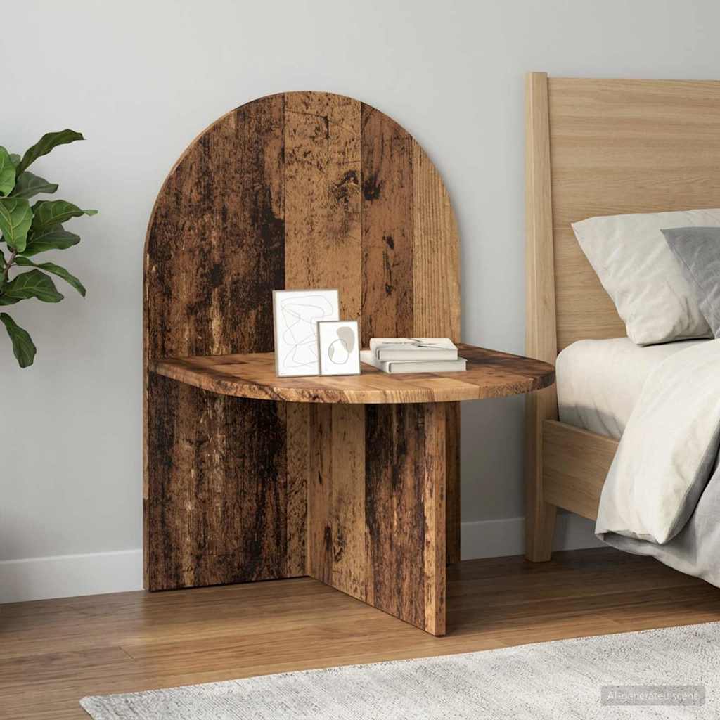 vidaXL Bedside Table 2 pcs Old Wood 48 x 49 x 65 cm Engineered Wood