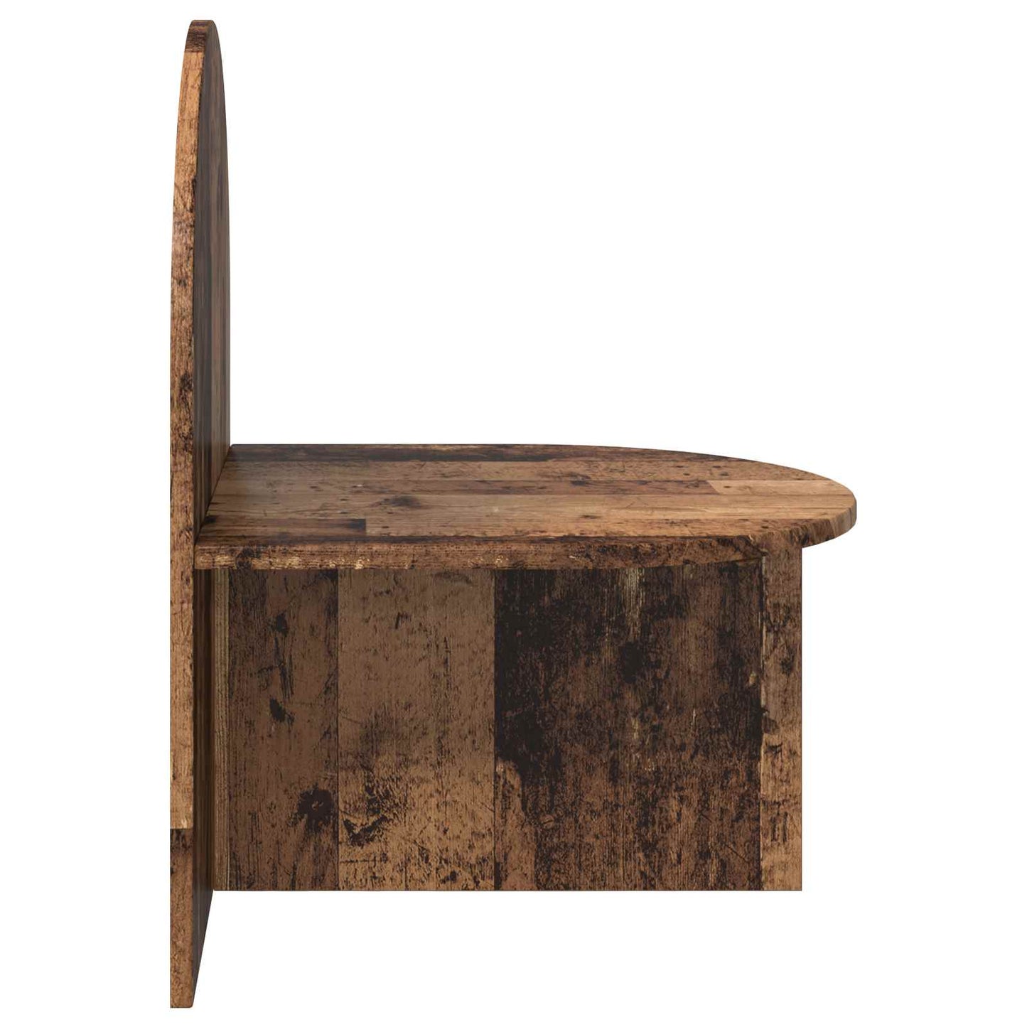 vidaXL Bedside Table Old Wood 48 x 49 x 65 cm Engineered Wood