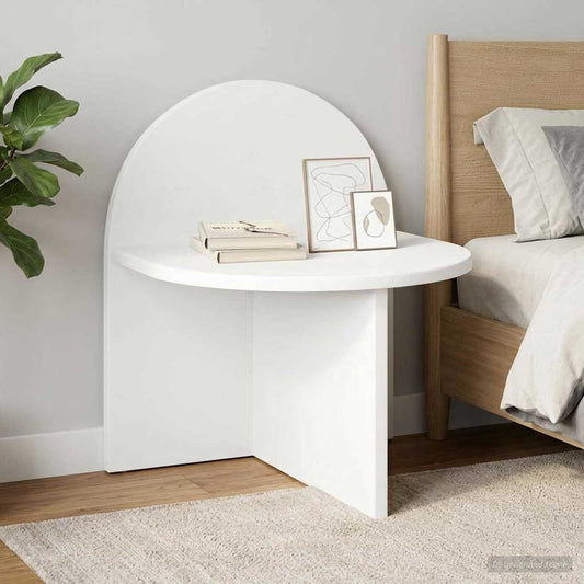 vidaXL Bedside Table White 40 x 35.5 x 45.5 cm Engineered Wood