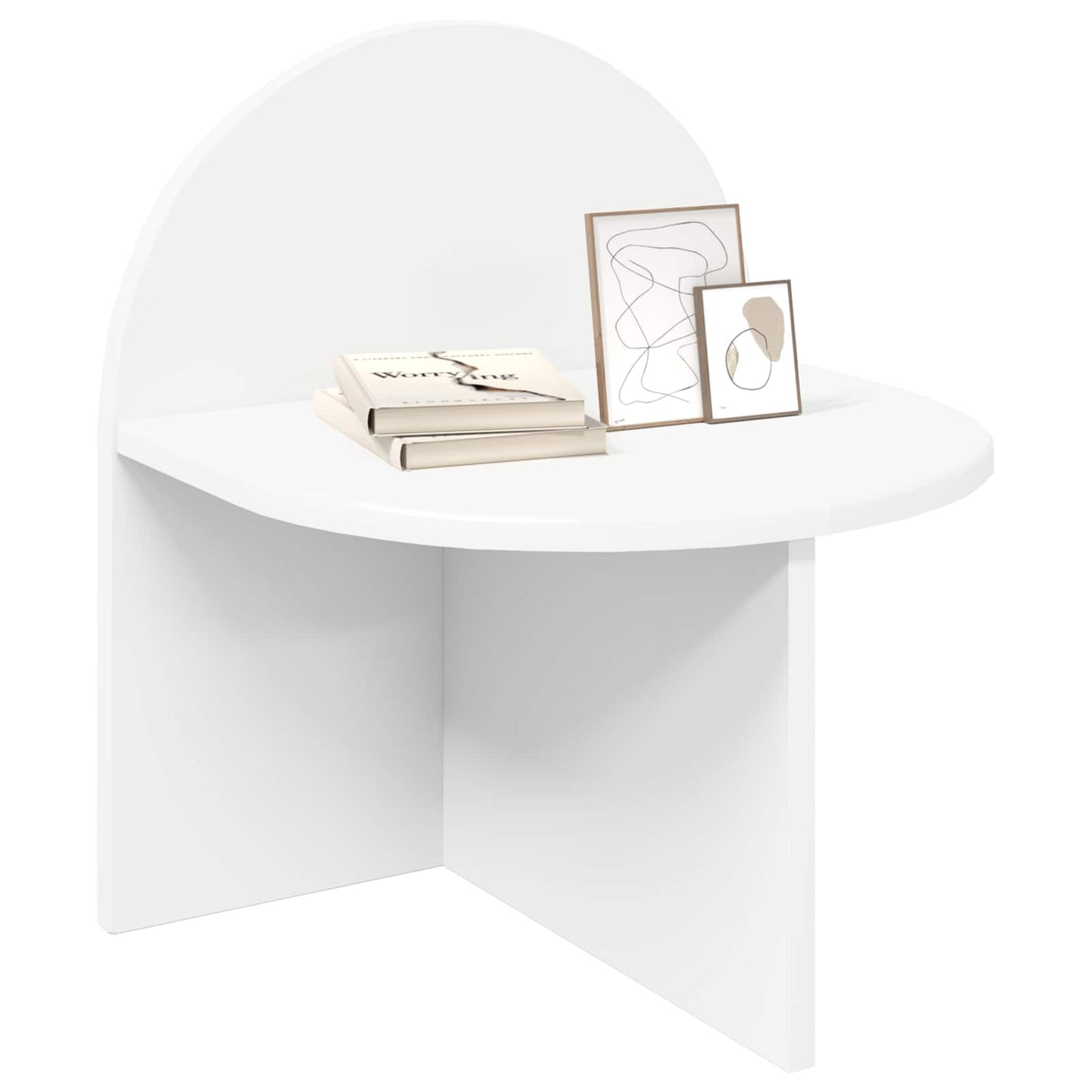 vidaXL Bedside Table 2 pcs White 40 x 35.5 x 45.5 cm Engineered Wood