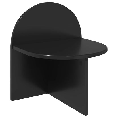 vidaXL Bedside Table 2 pcs Black Oak 40 x 35.5 x 45.5 cm