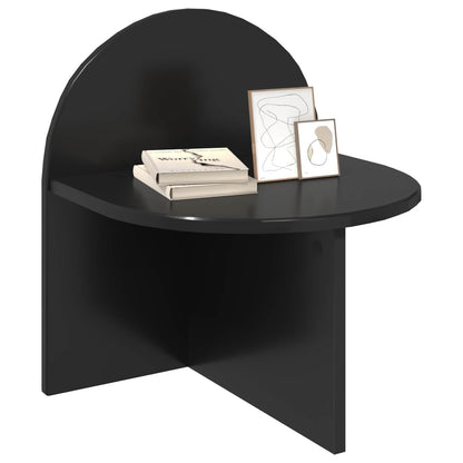vidaXL Bedside Table 2 pcs Black Oak 40 x 35.5 x 45.5 cm