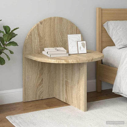 vidaXL Bedside Table Sonoma Oak 40 x 35.5 x 45.5 cm Engineered Wood