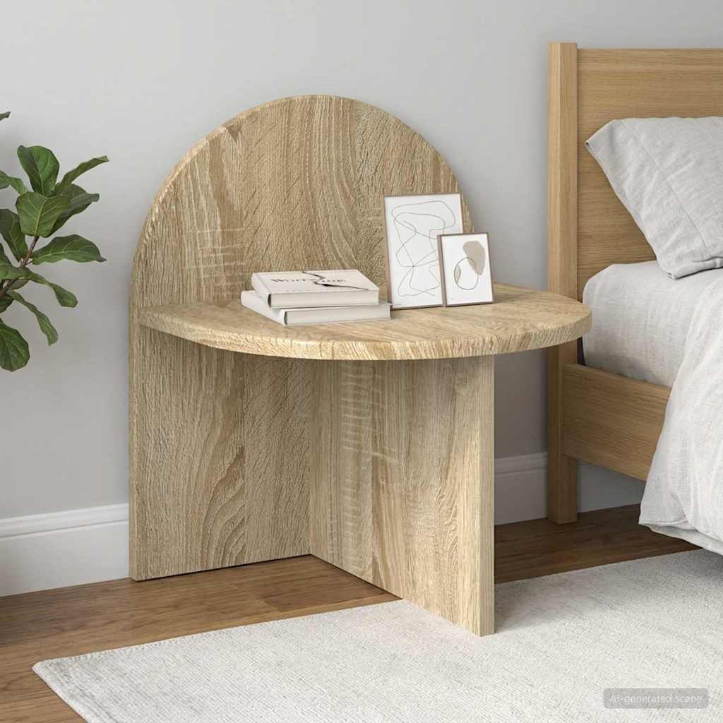 vidaXL Bedside Table 2 pcs Sonoma Oak 40 x 35.5 x 45.5 cm