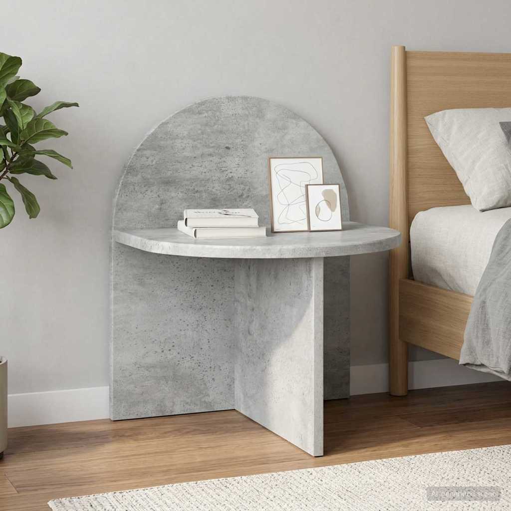 vidaXL Bedside Table 2 pcs Concrete Grey 40 x 35.5 x 45.5 cm