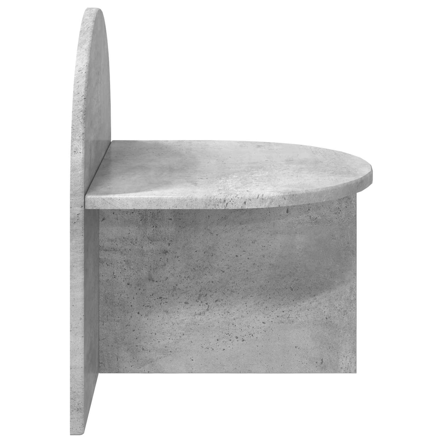 vidaXL Bedside Table 2 pcs Concrete Grey 40 x 35.5 x 45.5 cm