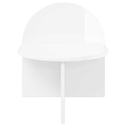 vidaXL Bedside Table 2 pcs High Gloss White 40 x 35.5 x 45.5 cm