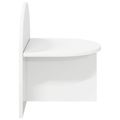 vidaXL Bedside Table 2 pcs High Gloss White 40 x 35.5 x 45.5 cm