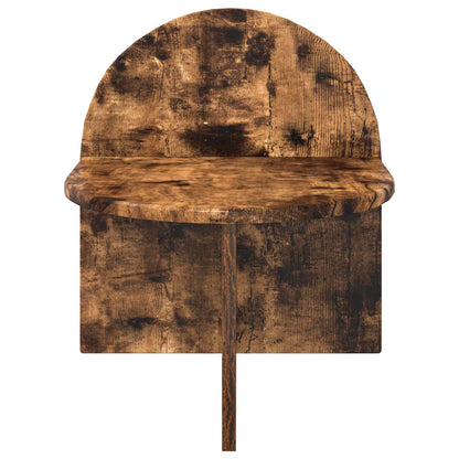 vidaXL Bedside Table Smoked Oak 40 x 35.5 x 45.5 cm Engineered Wood