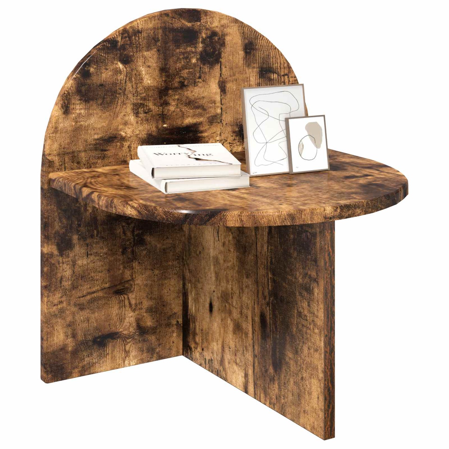 vidaXL Bedside Table Smoked Oak 40 x 35.5 x 45.5 cm Engineered Wood