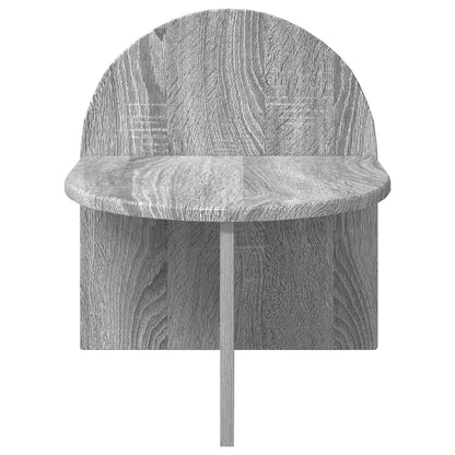 vidaXL Bedside Table Grey Sonoma 40 x 35.5 x 45.5 cm Engineered Wood